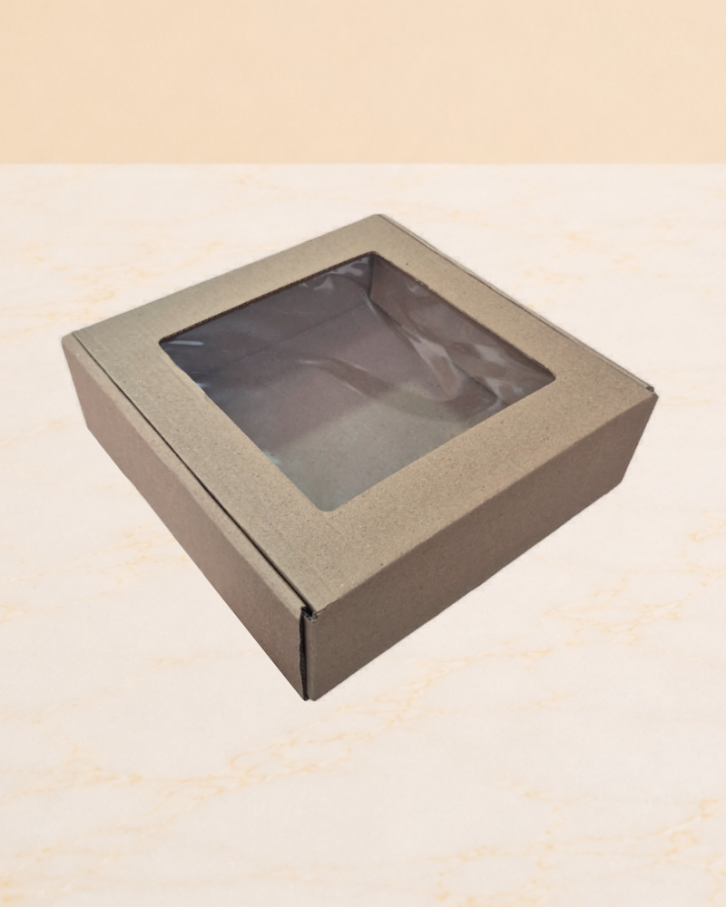 CAJA CORRUGADA CON VENTANA